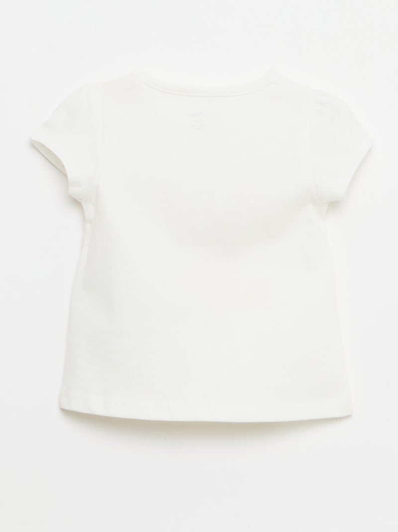 Camiseta estampada 'Disney' Blanco - Kiabi