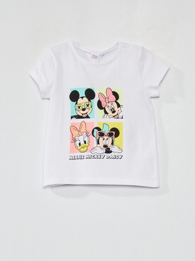 Camiseta estampada 'Disney' blanco - Kiabi