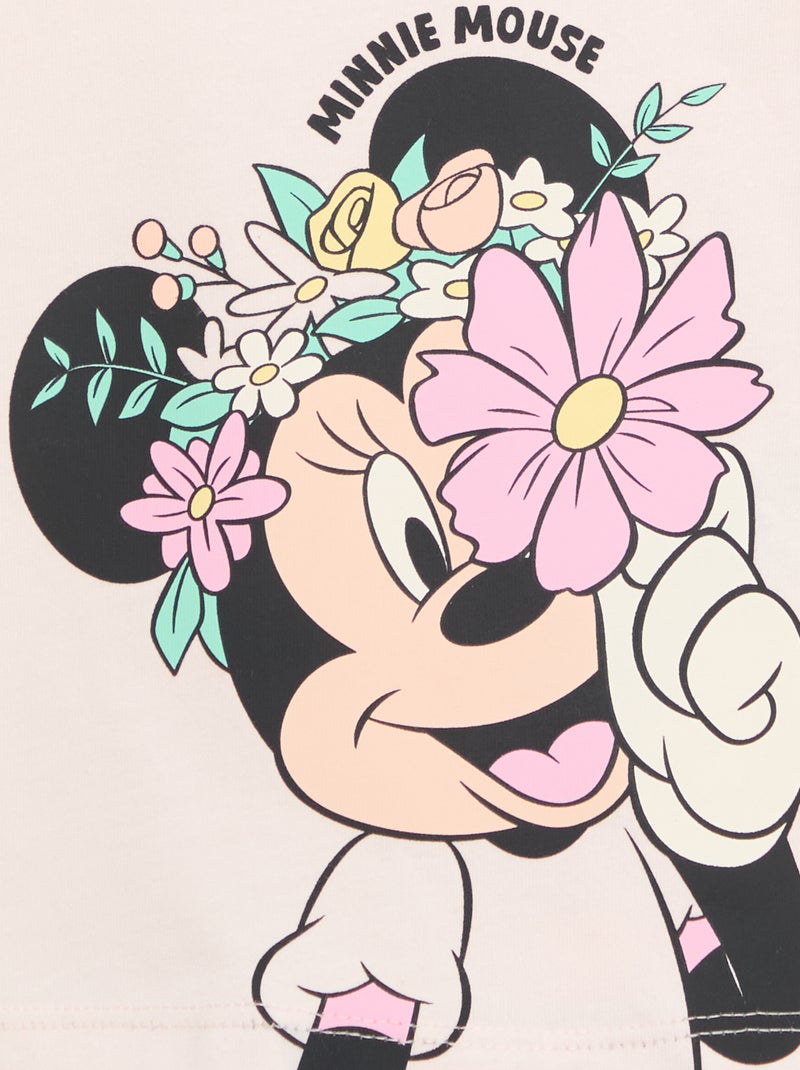Camiseta estampada 'Disney' Rosa - Kiabi