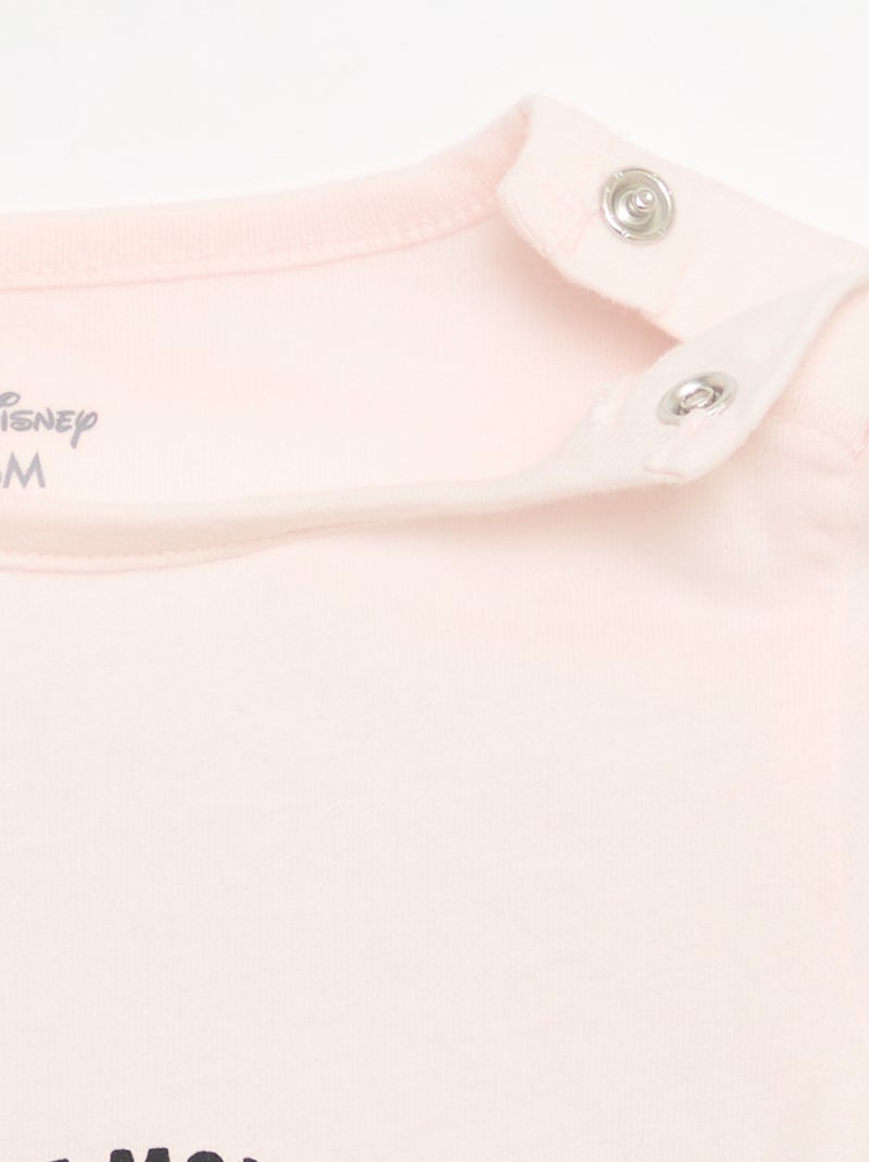 Camiseta estampada 'Disney' Rosa - Kiabi