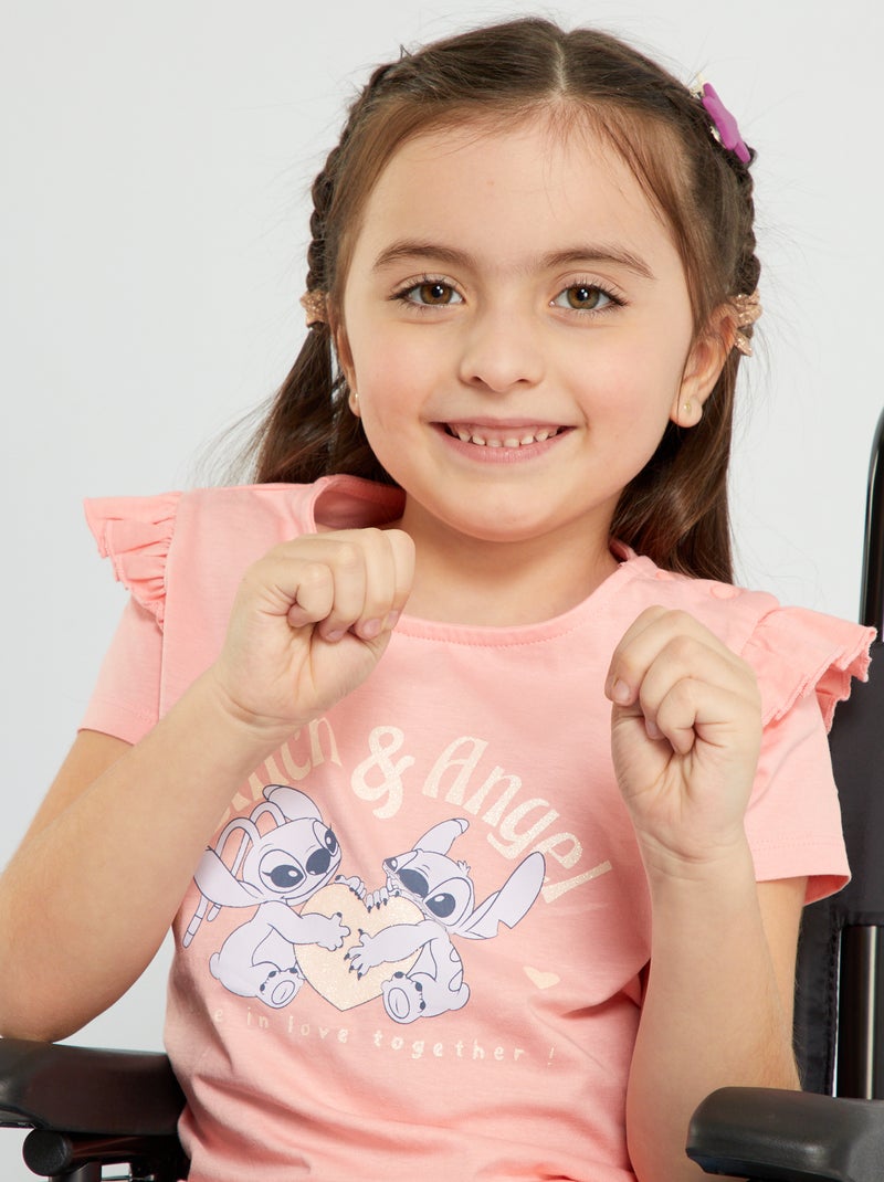 Camiseta estampada 'Disney' ROSA - Kiabi