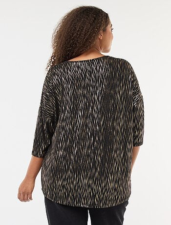 Camiseta estampada dorada 'Only Carmakoma'