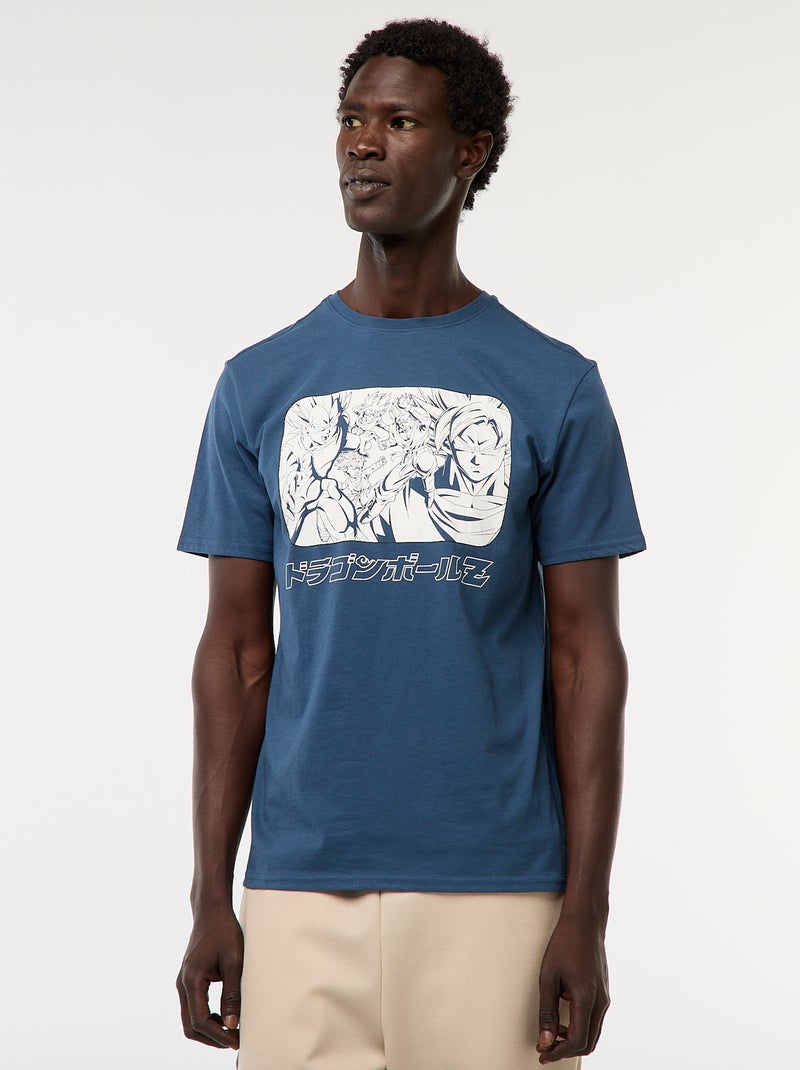Camiseta estampada 'Dragon Ball' de manga corta Azul - Kiabi