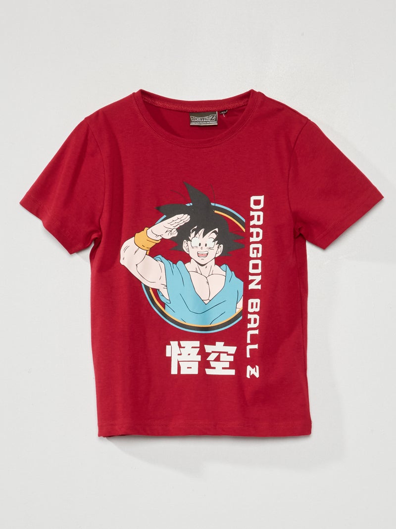 Camiseta estampada 'Dragon Ball' ROJO - Kiabi