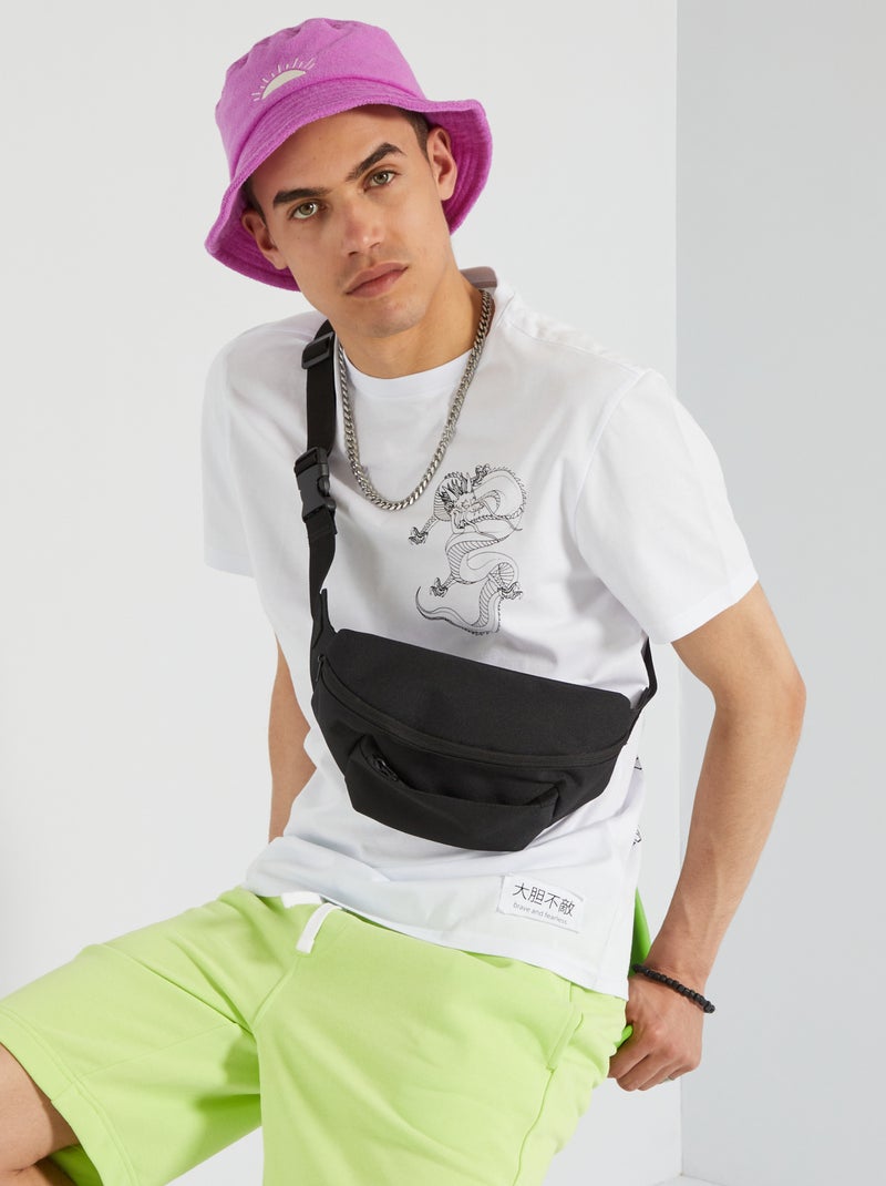 Camiseta estampada 'Dragón' Blanco - Kiabi