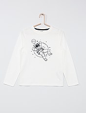 polo blanco niña kiabi