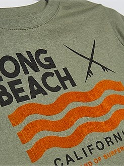 Niño 3-12 años - Camiseta estampada 'eco-concepción' - Kiabi