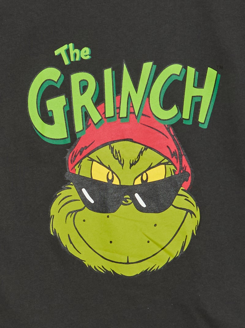 Camiseta estampada 'El Grinch' Negro - Kiabi