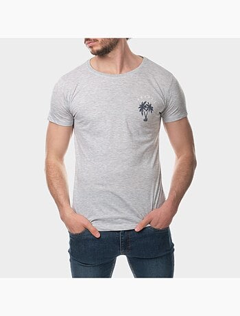 Camiseta estampada en el pecho