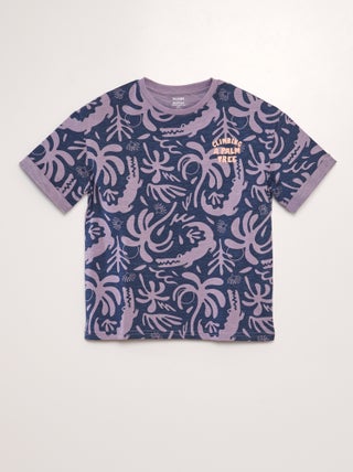 Camiseta estampada forma loose