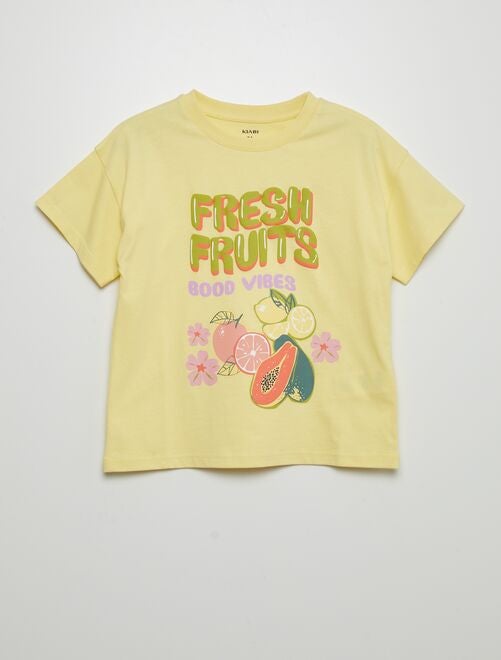 Camiseta estampada 'frutas' - Kiabi
