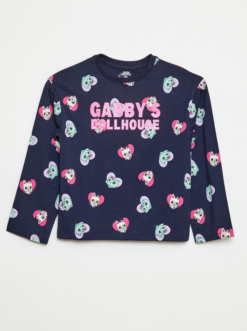Camiseta estampada 'Gabby y la casa mágica' Azul - Kiabi
