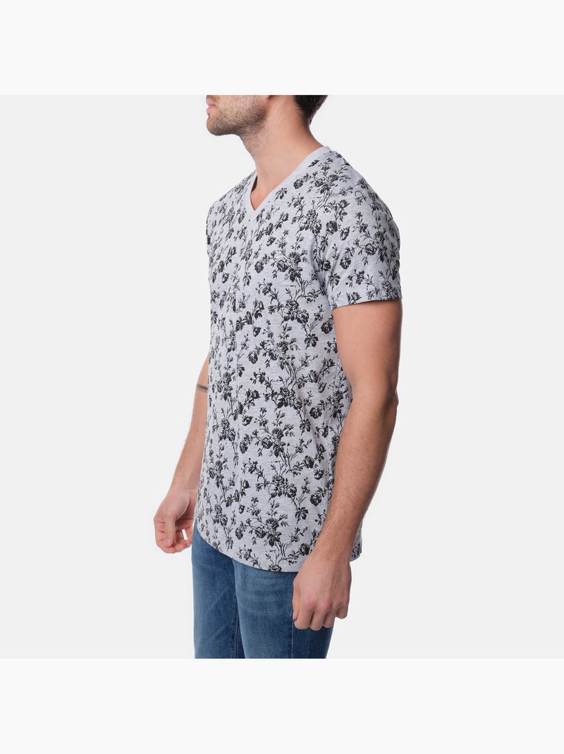 Camiseta estampada Gris - Kiabi