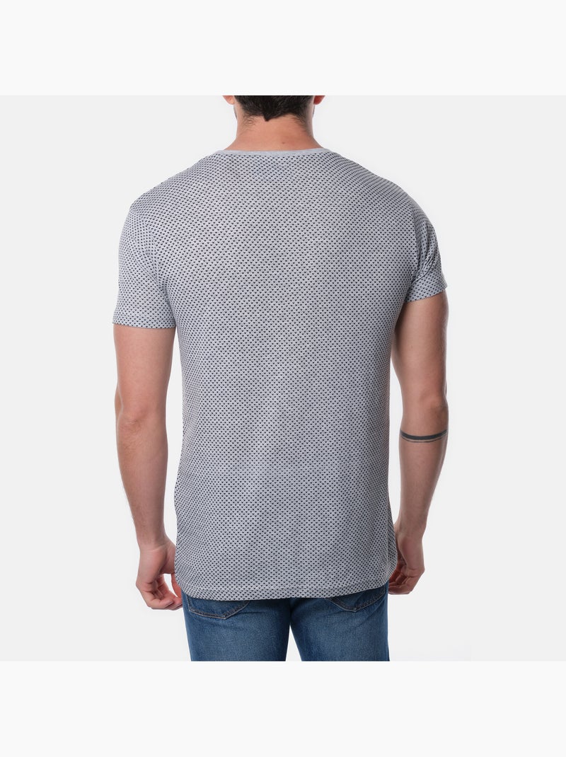 Camiseta estampada Gris - Kiabi
