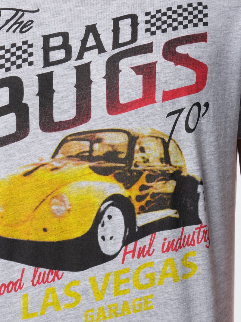 Camiseta estampada Gris - Kiabi