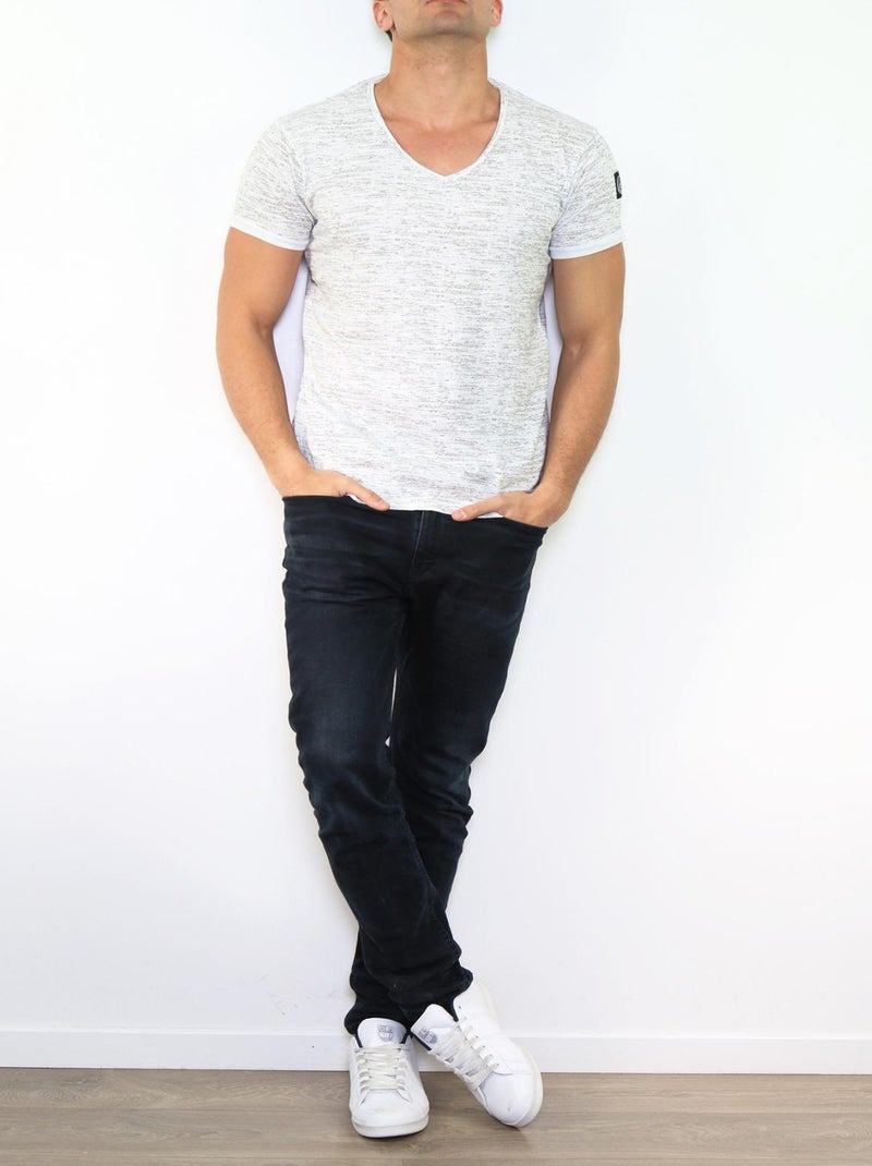 Camiseta estampada Gris - Kiabi