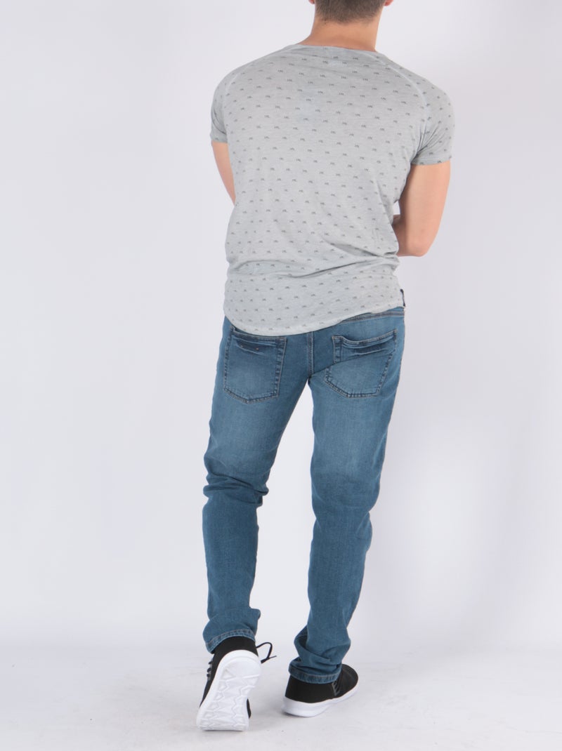 Camiseta estampada Gris - Kiabi