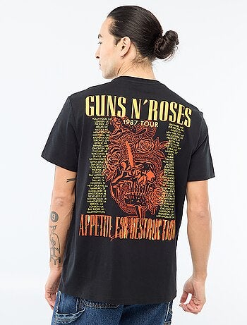 Camiseta estampada 'Gun'n'roses'