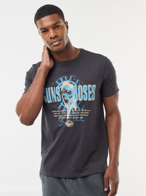 Camiseta estampada 'Guns N'Roses' de manga corta - Kiabi
