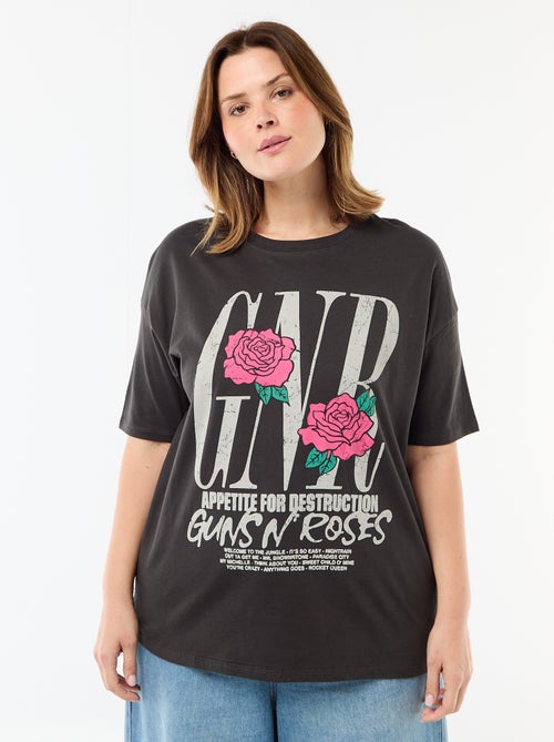 Camiseta estampada 'Guns N'Roses' de manga corta - Kiabi