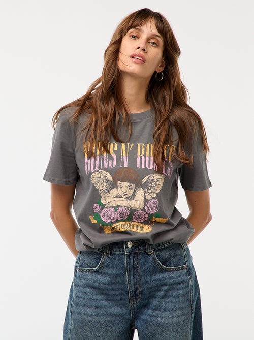 Camiseta estampada 'Guns N'Roses' - Kiabi
