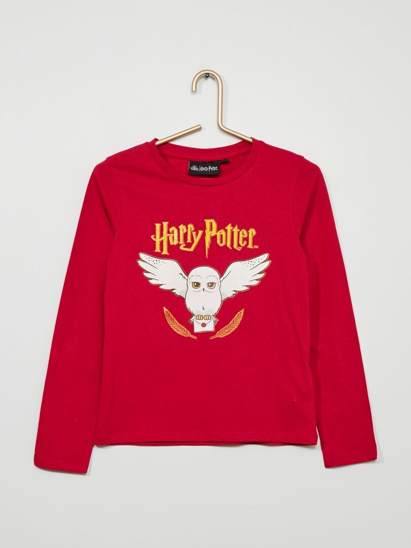 Camiseta estampada 'Harry Potter' burdeos - Kiabi