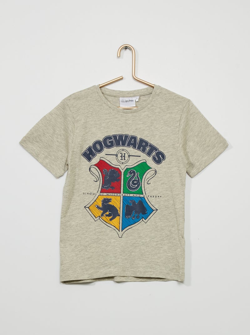Camiseta estampada 'Harry Potter' gris - Kiabi