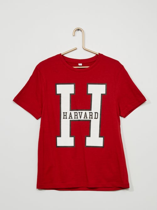 Camiseta estampada 'Harvard University' - Kiabi