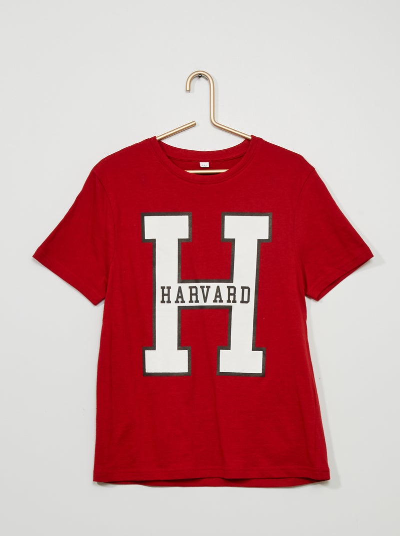 Camiseta estampada 'Harvard University' BEIGE - Kiabi