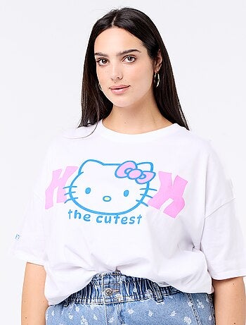Camiseta estampada 'Hello Kitty'