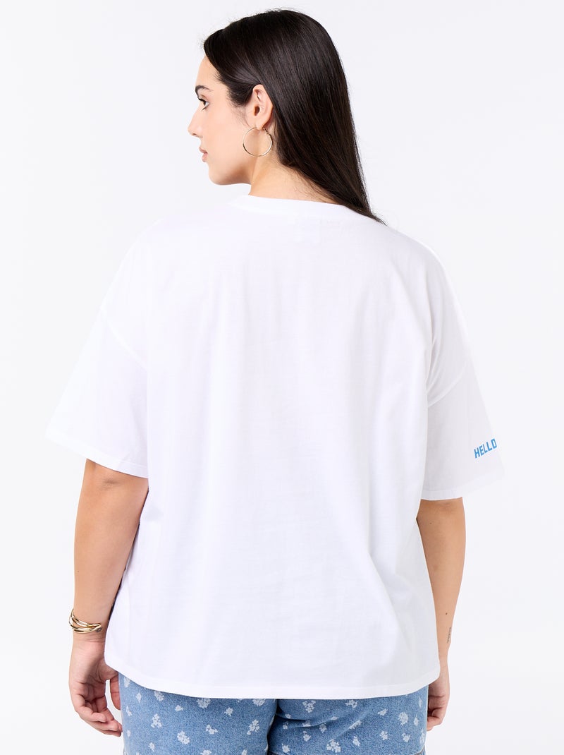 Camiseta estampada 'Hello Kitty' Blanco - Kiabi