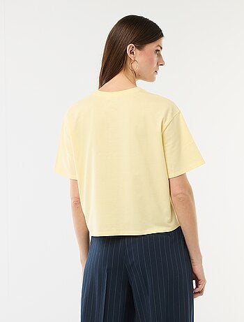 Camiseta estampada 'Hello Kitty' de manga corta