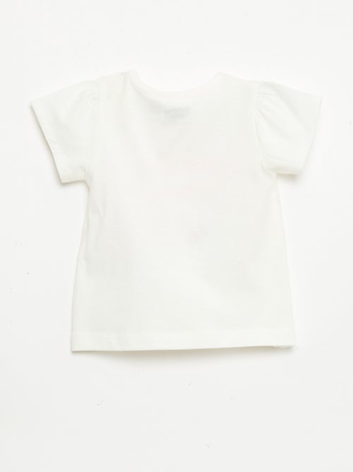 Camiseta estampada 'Hello Kitty' en relieve - Kiabi