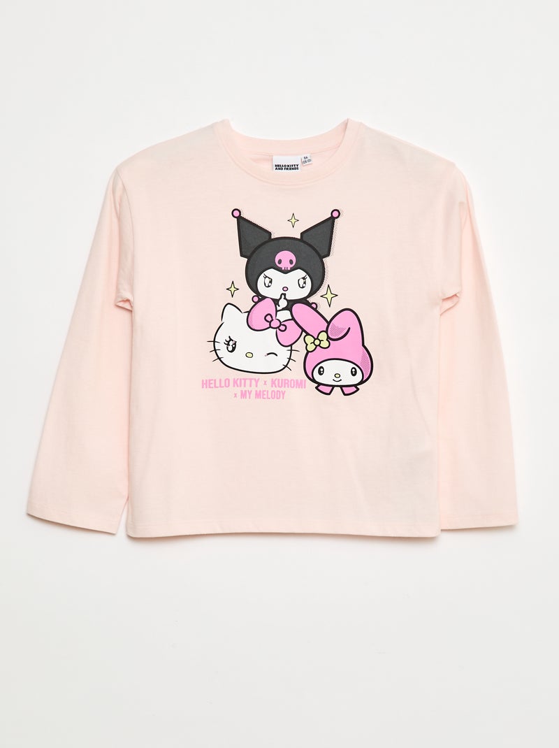 Camiseta estampada 'Hello Kitty' Rosa - Kiabi
