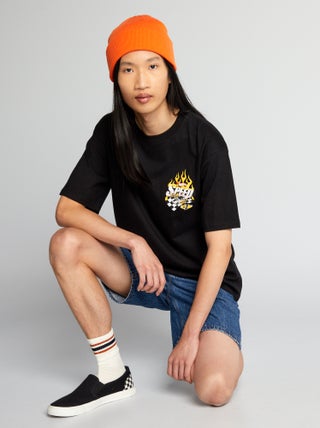 Camiseta estampada 'Hot Wheels'