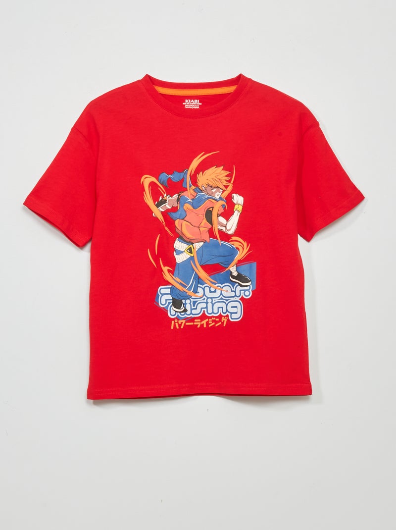 Camiseta estampada 'Japón' ROJO - Kiabi