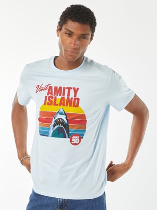Camiseta estampada 'Jaws'