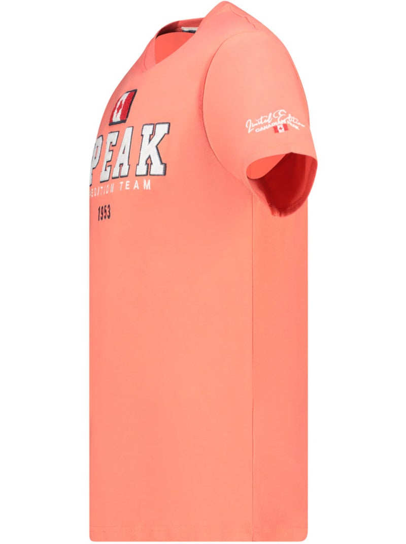 Camiseta estampada jerateak – canadian peak Coral - Kiabi