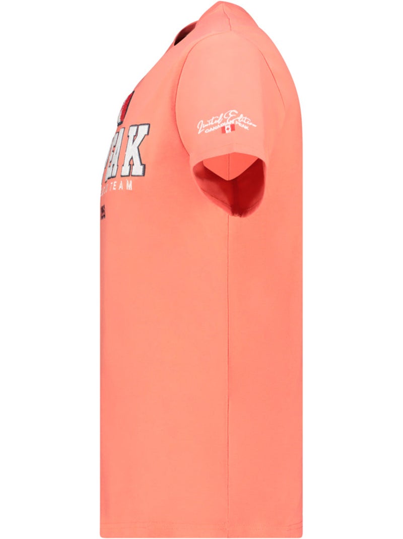 Camiseta estampada jerateak – canadian peak Coral - Kiabi