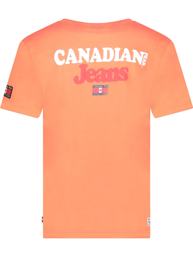 Camiseta estampada jouppeak – canadian peak Coral - Kiabi
