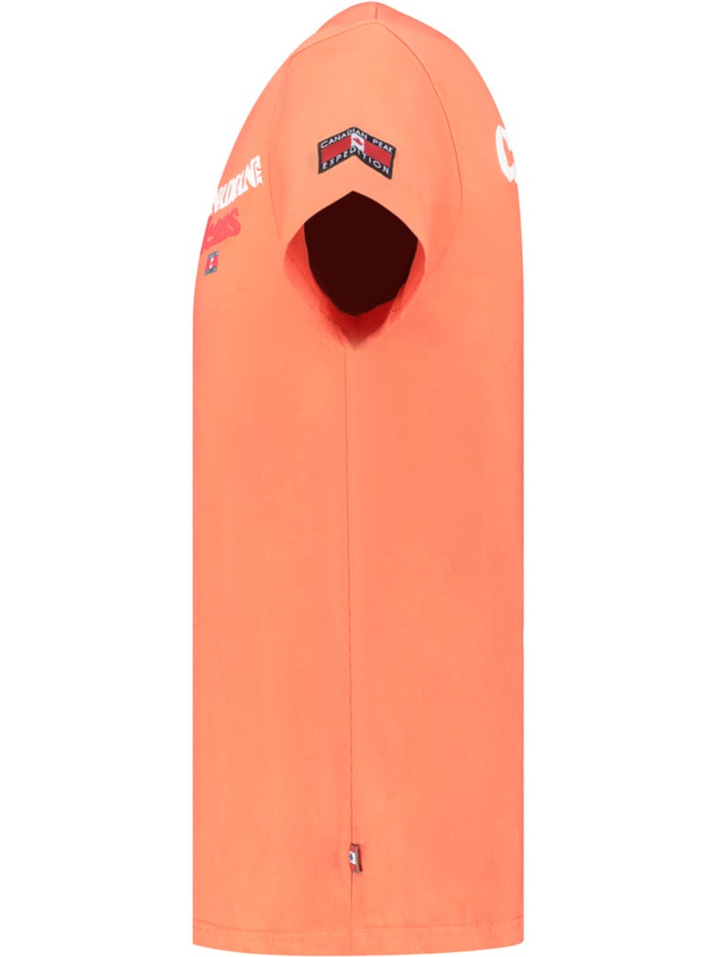Camiseta estampada jouppeak – canadian peak Coral - Kiabi
