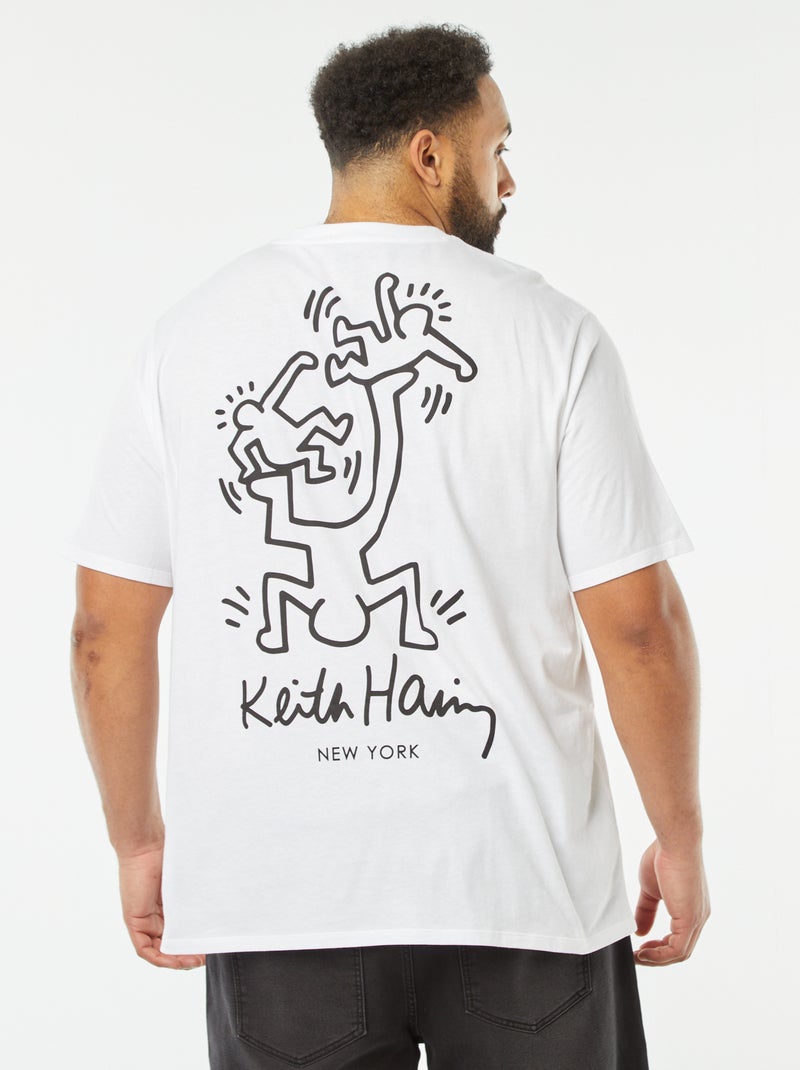 Camiseta estampada 'Keith Haring' blanco - Kiabi