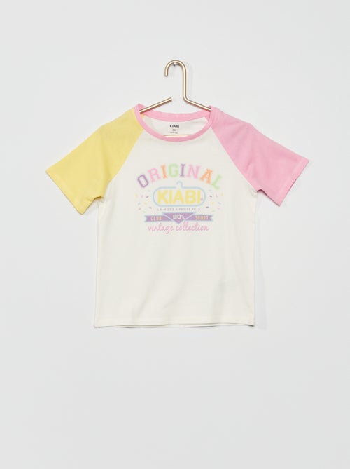 Camiseta estampada 'Kiabi' vintage - Kiabi