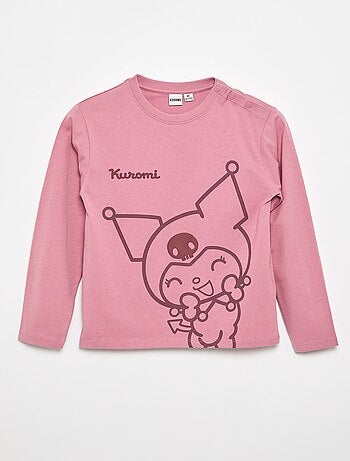 Camiseta estampada 'Kuromi' - colección fácil de poner