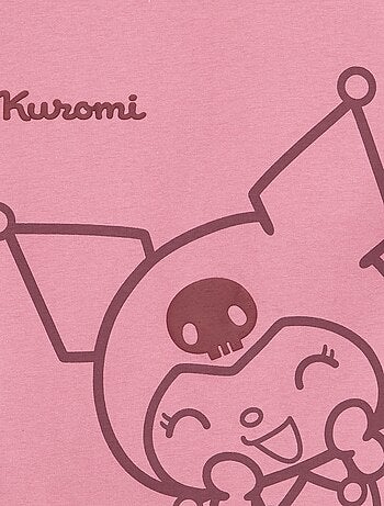 Camiseta estampada 'Kuromi' - colección fácil de poner