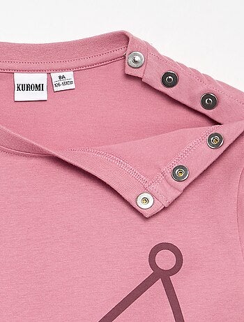 Camiseta estampada 'Kuromi' - colección fácil de poner