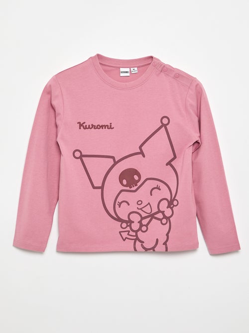 Camiseta estampada 'Kuromi' - colección fácil de poner - Kiabi Camiseta estampada 'Kuromi' - colección fácil de poner - Kiabi