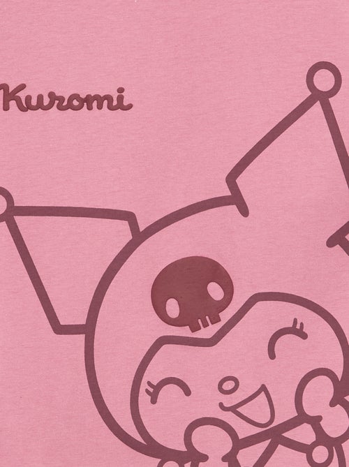Camiseta estampada 'Kuromi' - colección fácil de poner - Kiabi Camiseta estampada 'Kuromi' - colección fácil de poner - Kiabi