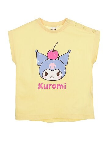 Camiseta estampada 'Kuromi' - Fácil de poner