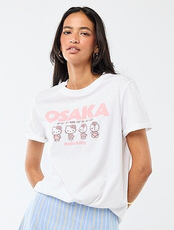 Camiseta estampada 'Kuromi' con estampado delantero/trasero